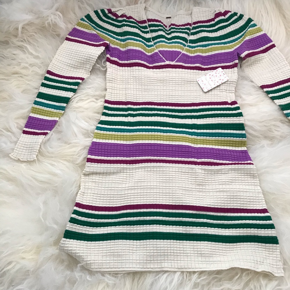 Free People Gidget Knit Sweater Dress - Picture 3 of 8